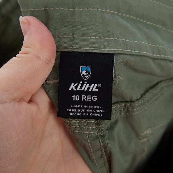 Kuhl Green Hiking Pants Legendary Style 6065 Roll Tab Camping Women's 10 - Picture 5 of 6